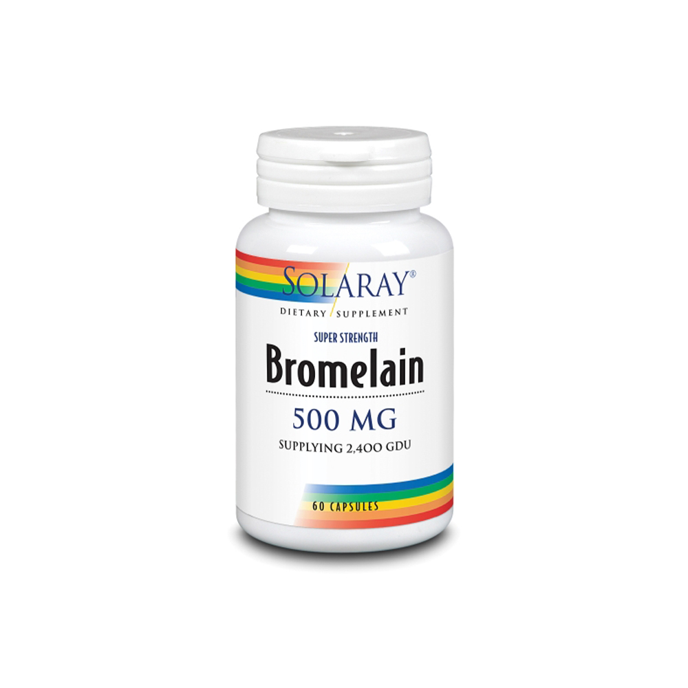 BROMELAINA-
60 CÁPSULAS de SOLARAY
